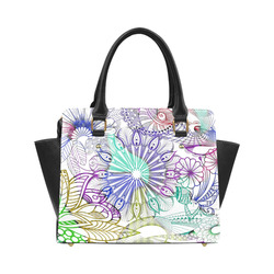 Zentangle Mix 1116A Classic Shoulder Handbag (Model 1653)