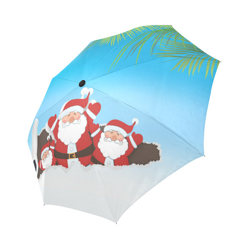 tropical Santa Auto-Foldable Umbrella (Model U04)