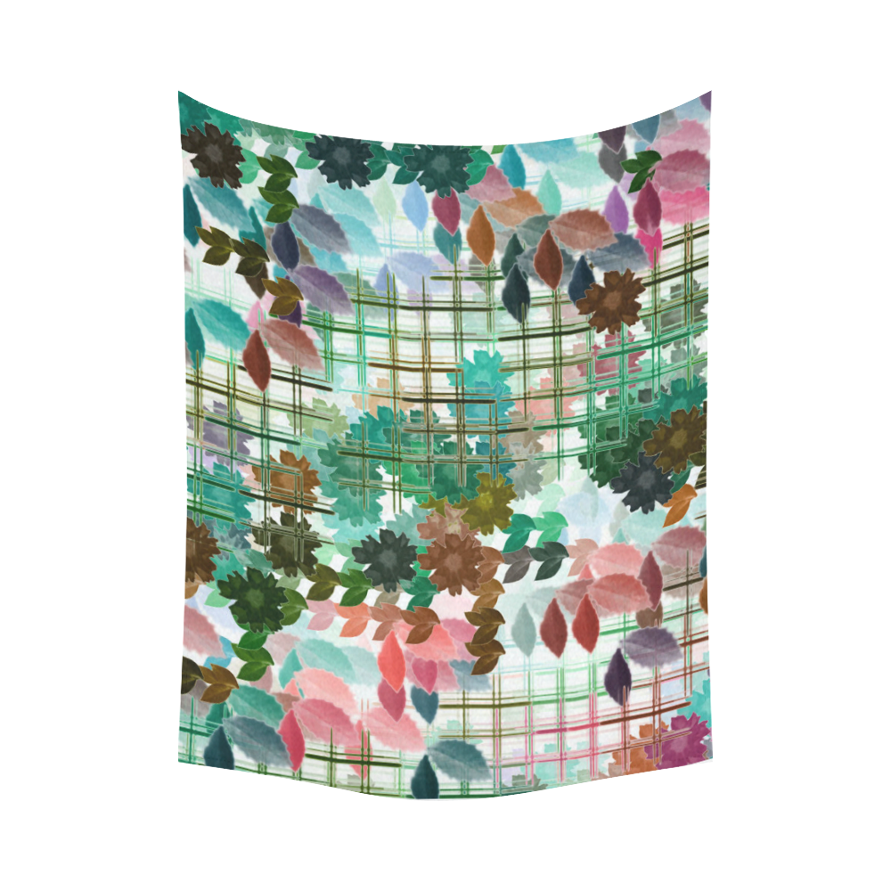 My Secret Garden #1 Day - Jera Nour Cotton Linen Wall Tapestry 80"x 60"