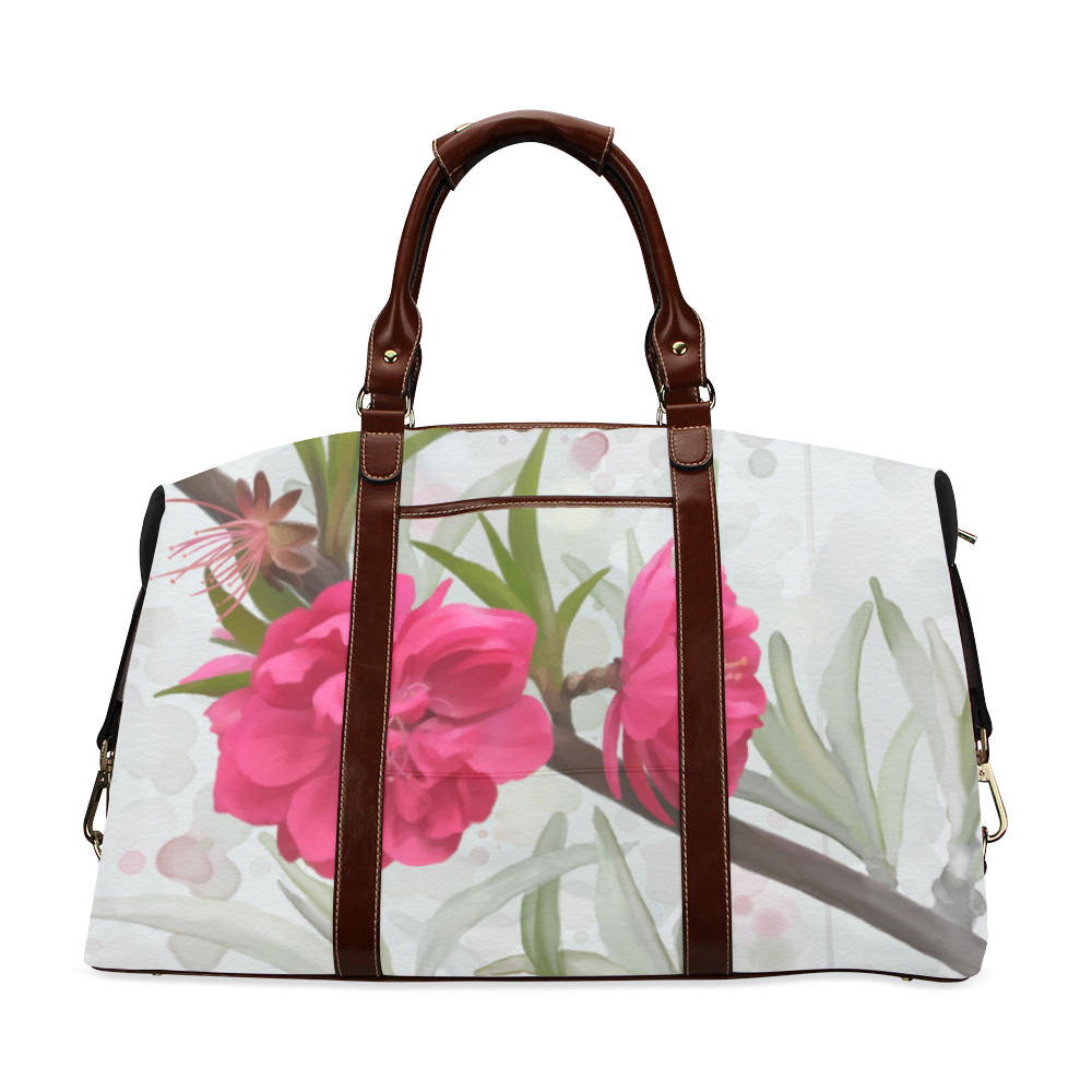 Peach blossom, original watercolors Classic Travel Bag (Model 1643) Remake