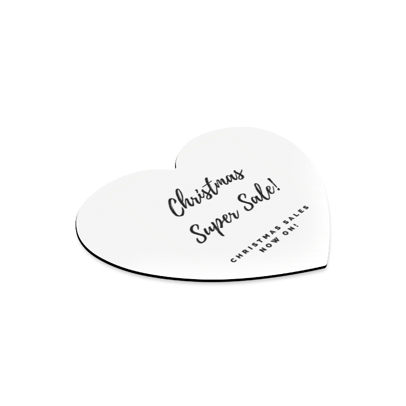 New! Fresh designers mouse pad : Black and white Heart-shaped Mousepad
