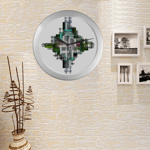 T-Technical - Jera Nour Silver Color Wall Clock