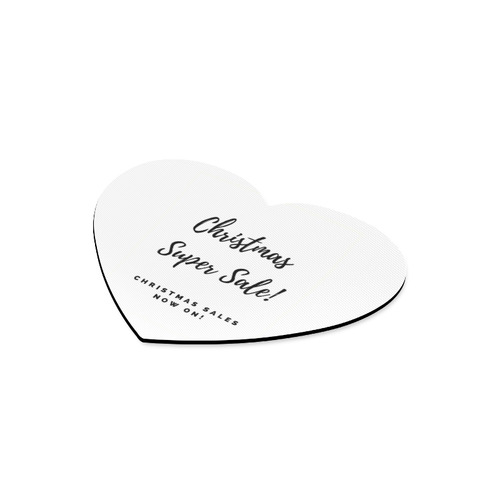 New! Fresh designers mouse pad : Black and white Heart-shaped Mousepad