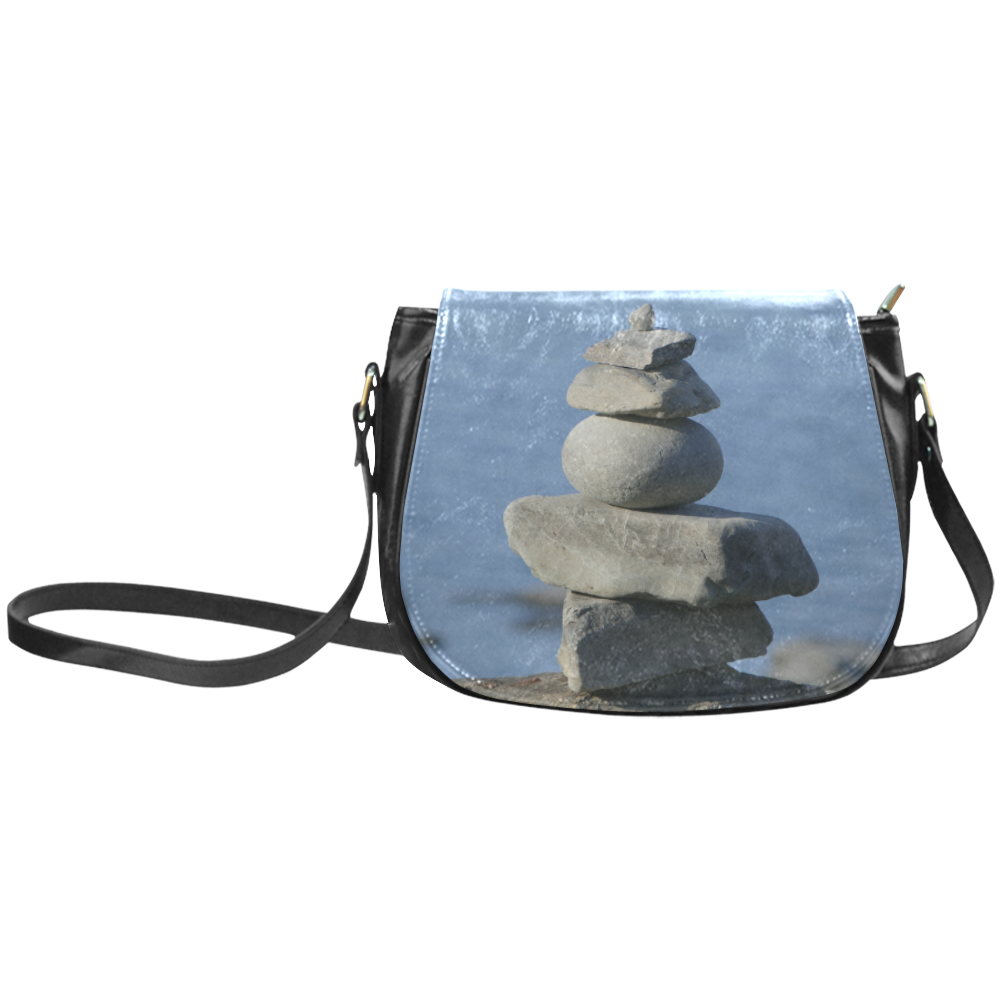 Tranquility - Stone on Stone Classic Saddle Bag/Large (Model 1648)
