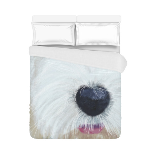 Sheepie pup close up Duvet Cover 86"x70" ( All-over-print)