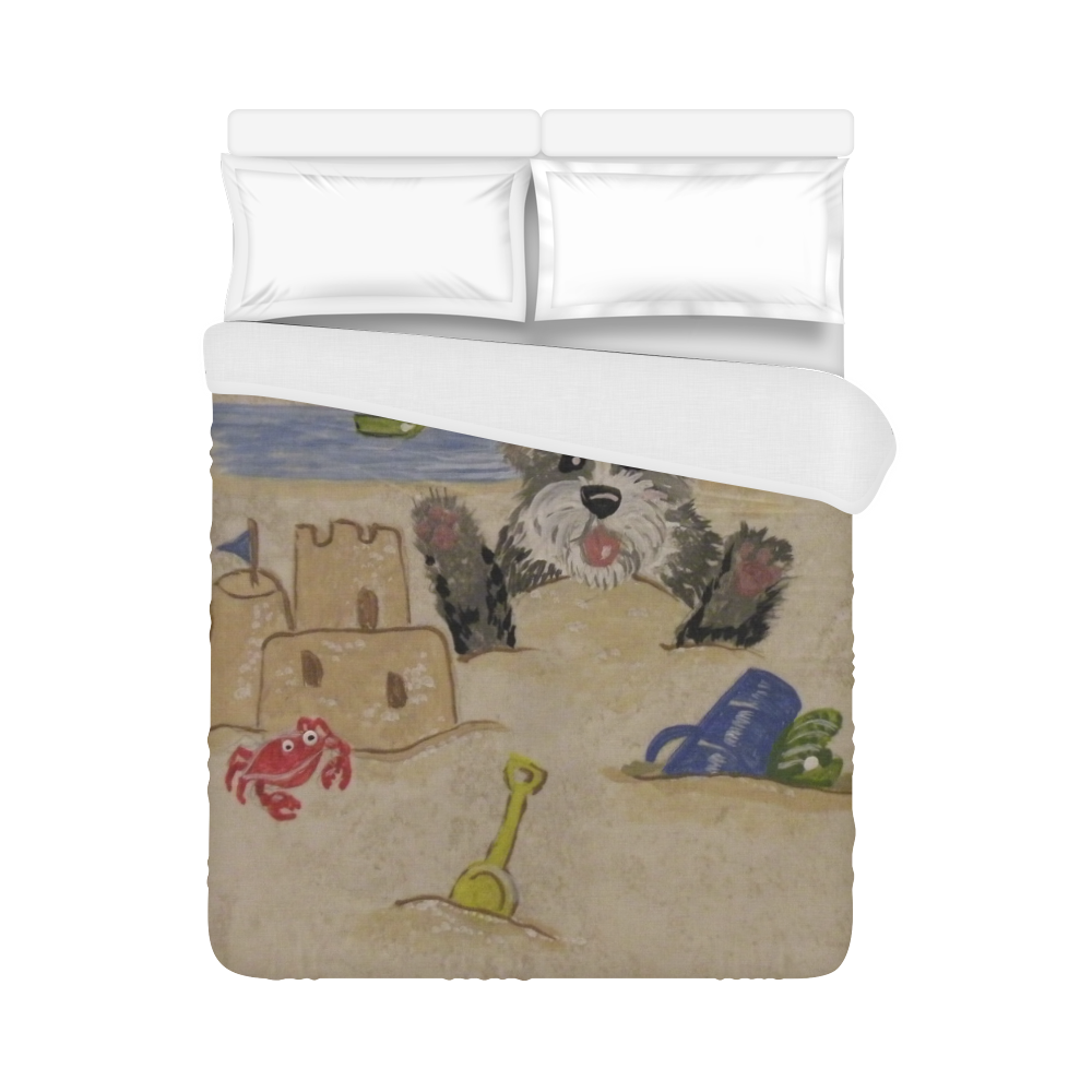 Beach sheepie 2 Duvet Cover 86"x70" ( All-over-print)