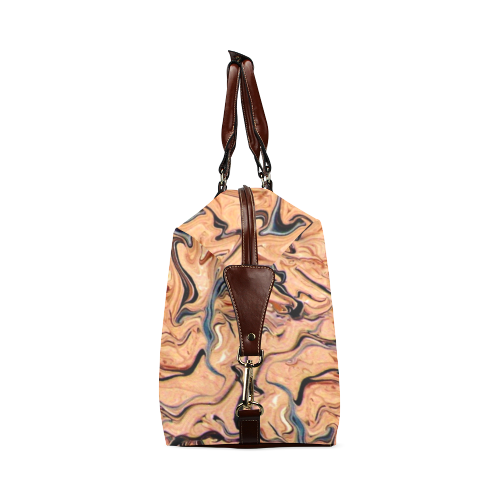 Marbling Pattern Classic Travel Bag (Model 1643) Remake