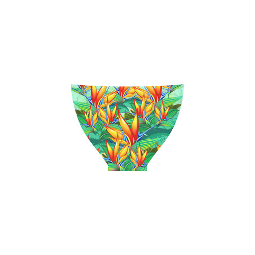 Bird of Paradise Flower Exotic Nature Custom Bikini Swimsuit