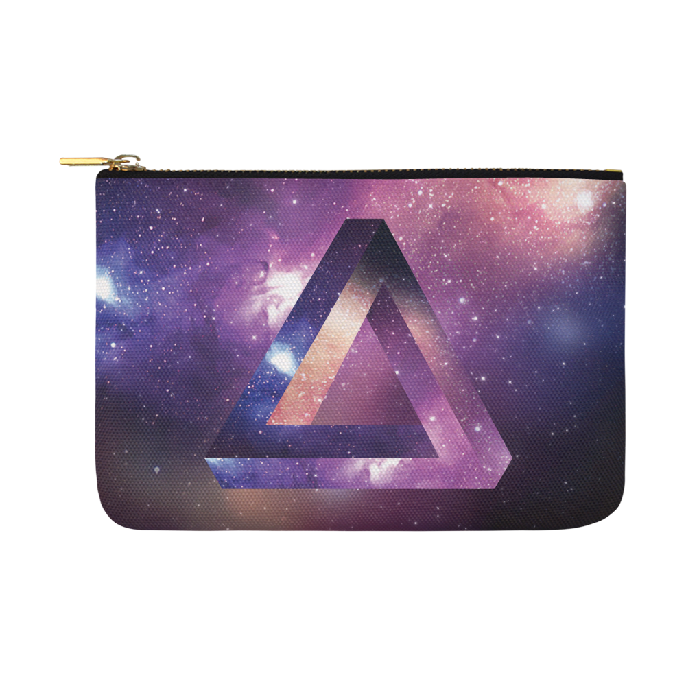 Trendy Purple Space Design Carry-All Pouch 12.5''x8.5''