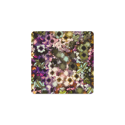 My Secret Garden #3 Night - Jera Nour Square Coaster