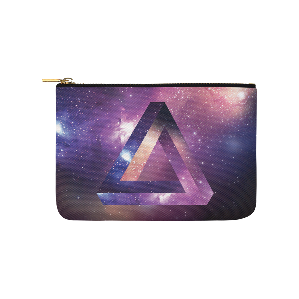 Trendy Purple Space Design Carry-All Pouch 9.5''x6''