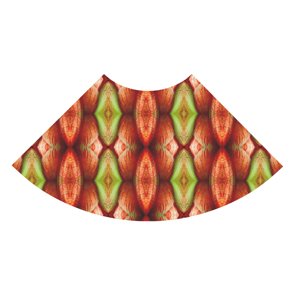 Melons Pattern Abstract 3/4 Sleeve Sundress (D23)