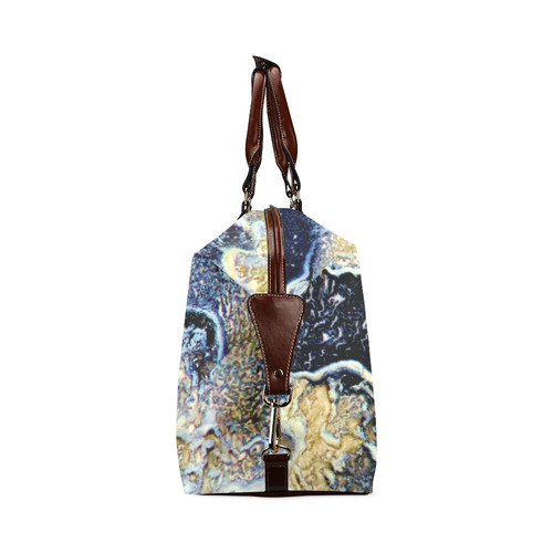 Space Universe Marbling Classic Travel Bag (Model 1643) Remake