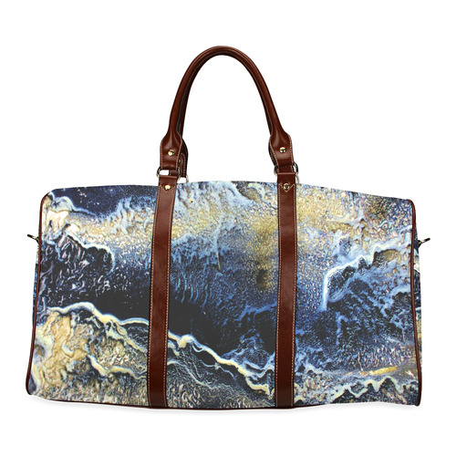 Space Universe Marbling Waterproof Travel Bag/Small (Model 1639)