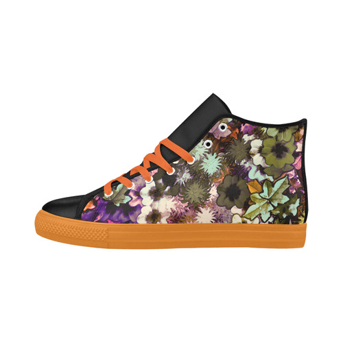 My Secret Garden #3 Night - Jera Nour Aquila High Top Microfiber Leather Women's Shoes (Model 032)