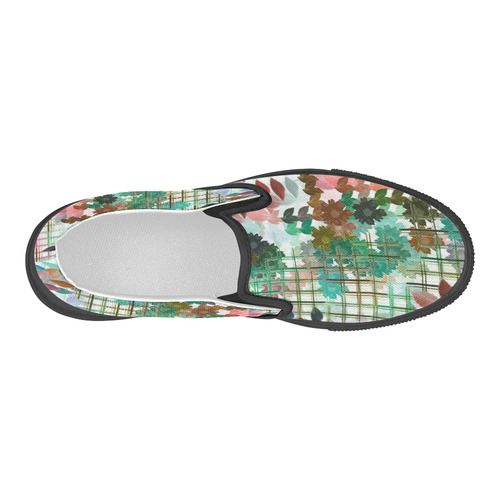 My Secret Garden #1 Day - Jera Nour Women's Slip-on Canvas Shoes (Model 019)