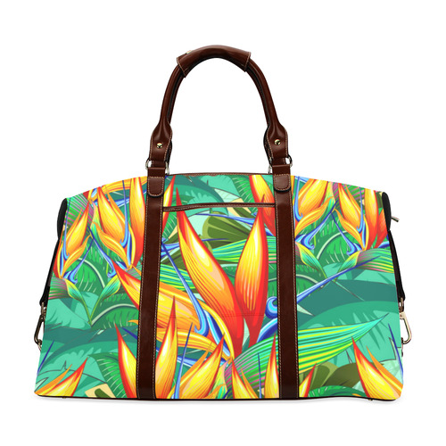 Bird of Paradise Flower Exotic Nature Classic Travel Bag (Model 1643) Remake