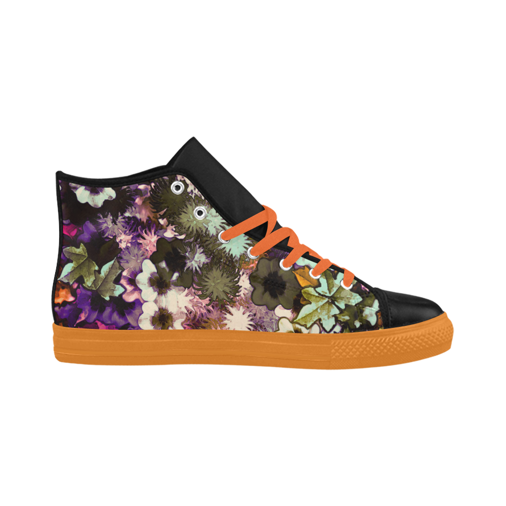 My Secret Garden #3 Night - Jera Nour Aquila High Top Microfiber Leather Women's Shoes (Model 032)