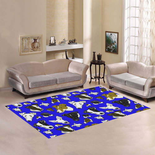Untitled-1sft blue Area Rug7'x5'