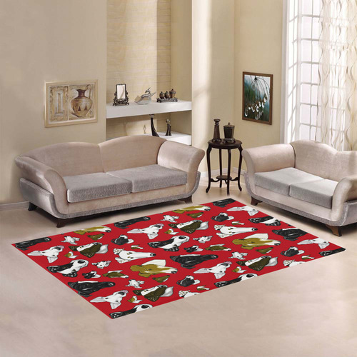 SFT Red Area Rug7'x5'
