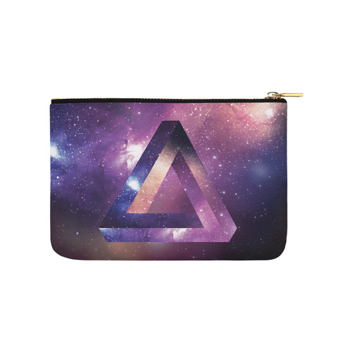 Trendy Purple Space Design Carry-All Pouch 9.5''x6''