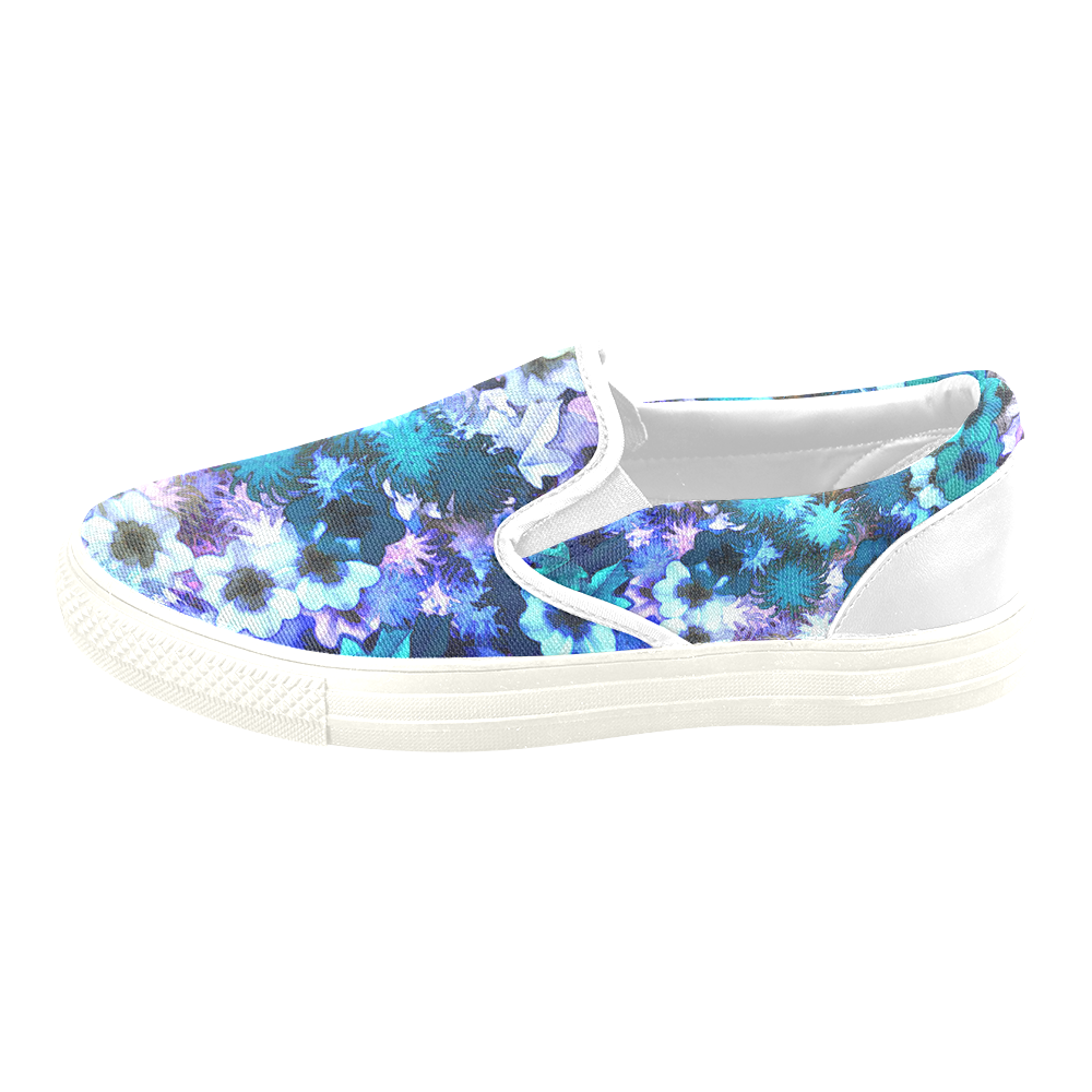 My Secret Garden #3 Day - Jera Nour Women's Unusual Slip-on Canvas Shoes (Model 019)