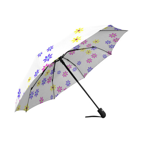 Floral Fabric 2A Auto-Foldable Umbrella (Model U04)