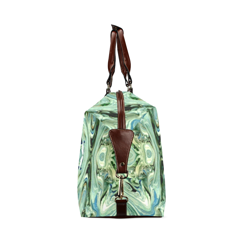 Beautiful Marbling Art Folklore Classic Travel Bag (Model 1643) Remake
