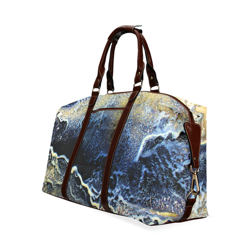 Space Universe Marbling Classic Travel Bag (Model 1643) Remake