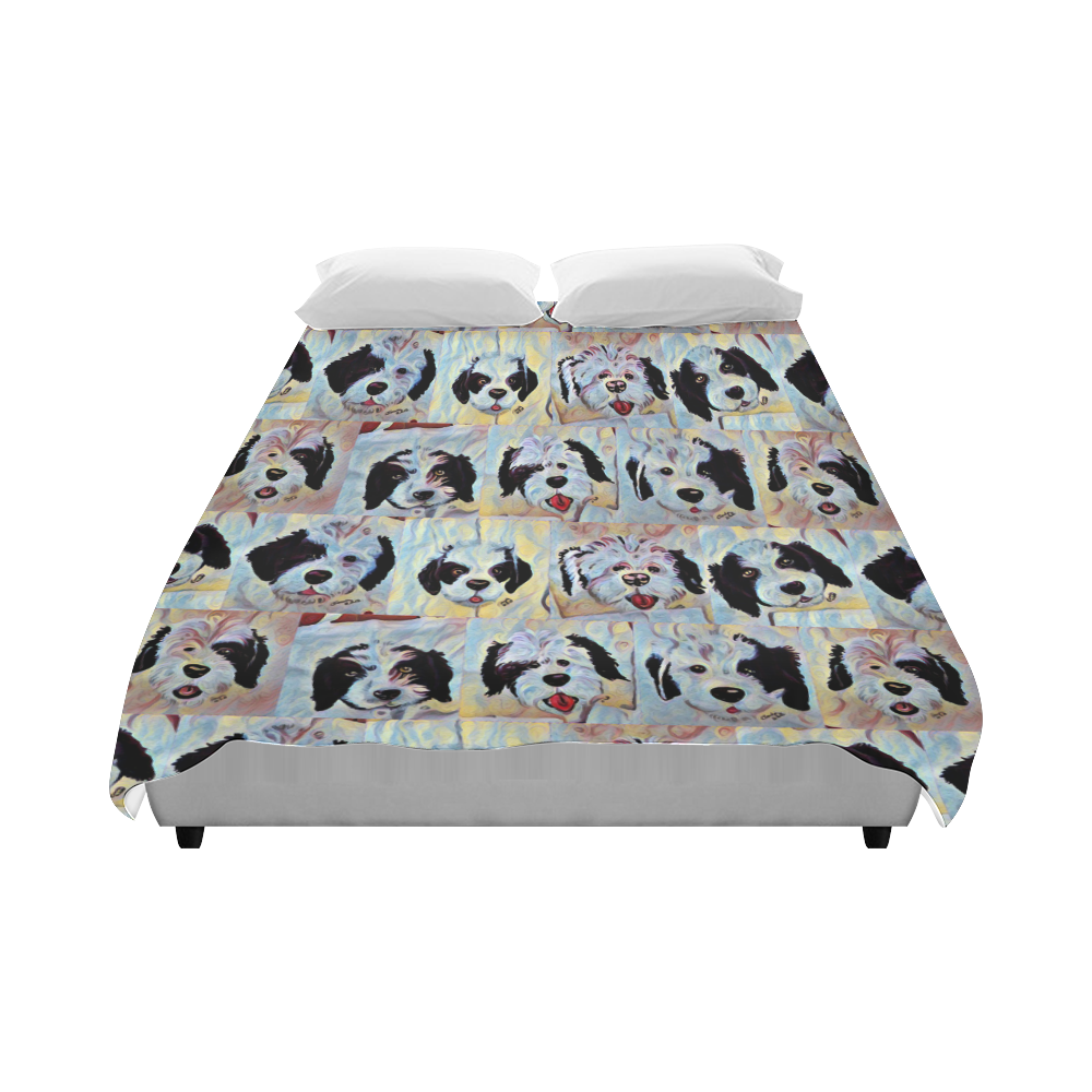 colorwork puppies Duvet Cover 86"x70" ( All-over-print)