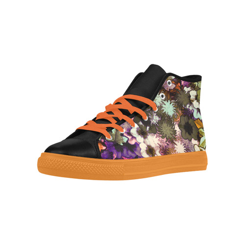 My Secret Garden #3 Night - Jera Nour Aquila High Top Microfiber Leather Women's Shoes (Model 032)