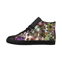 My Secret Garden #3 Night - Jera Nour Aquila High Top Microfiber Leather Women's Shoes (Model 032)