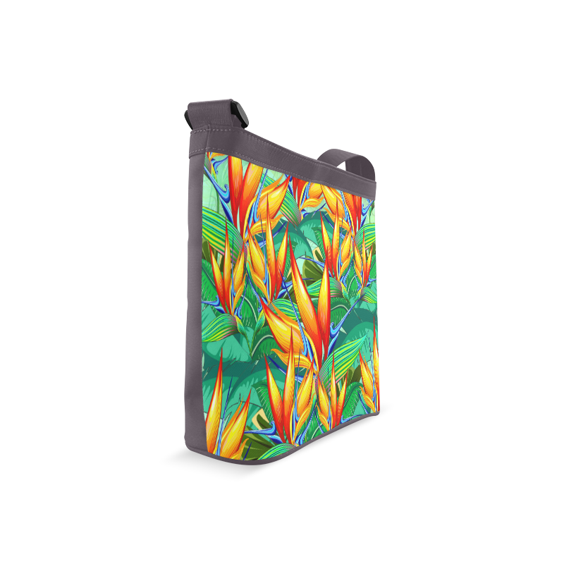 Bird of Paradise Flower Exotic Nature Crossbody Bags (Model 1613)