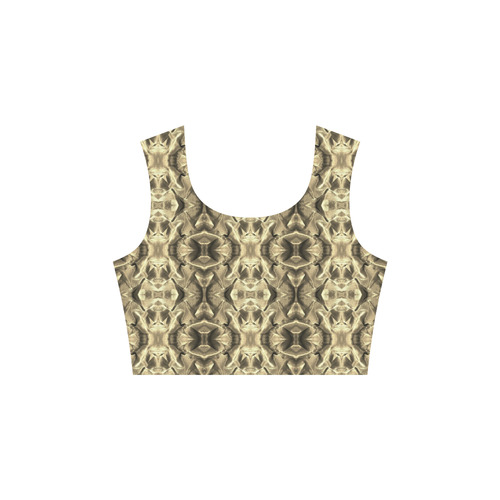Gold Fabric Pattern Design 3/4 Sleeve Sundress (D23)