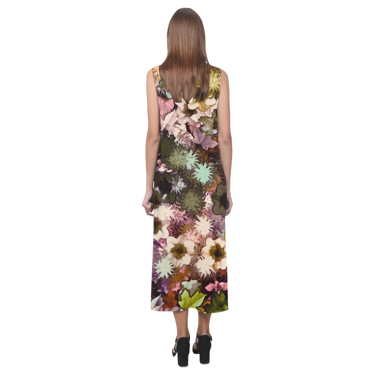 My Secret Garden #3 Night - Jera Nour Phaedra Sleeveless Open Fork Long Dress (Model D08)