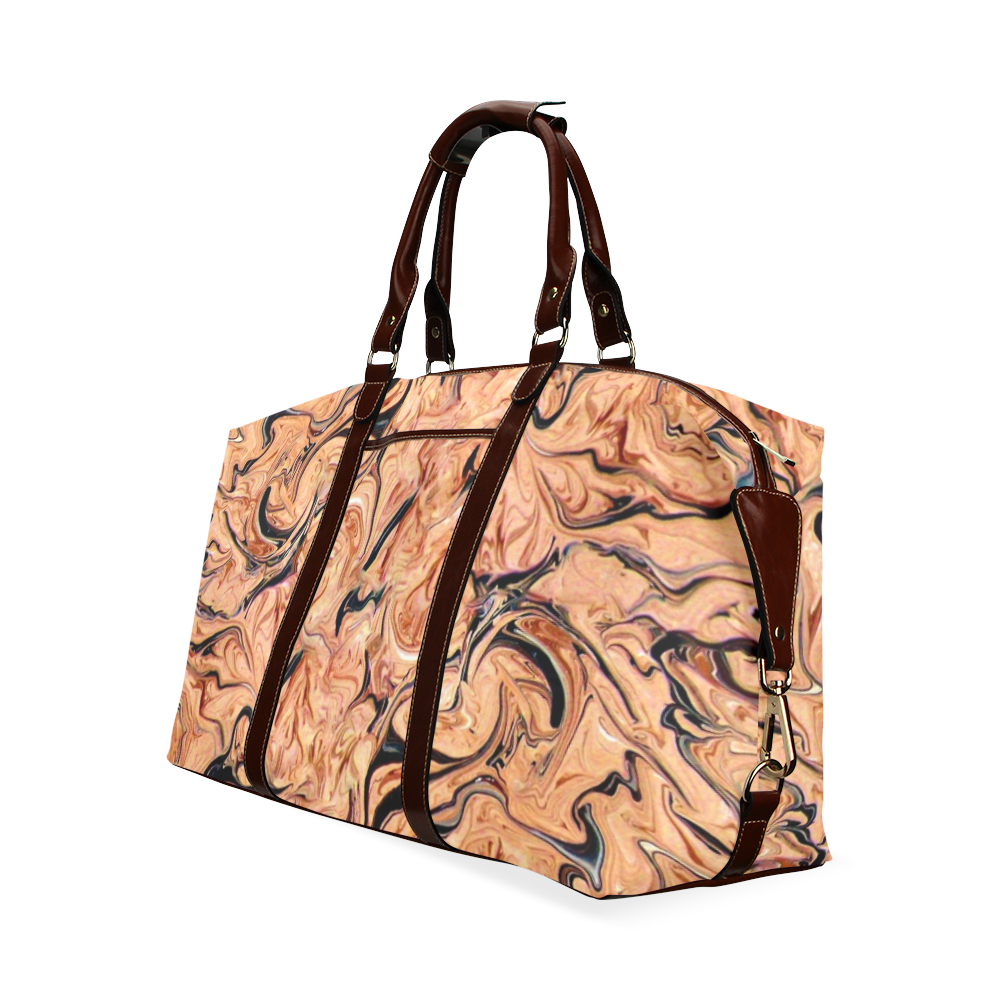 Marbling Pattern Classic Travel Bag (Model 1643) Remake