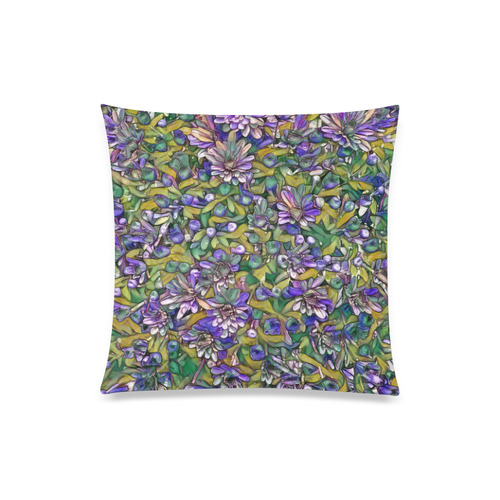 lovely floral 31C Custom Zippered Pillow Case 20"x20"(One Side)