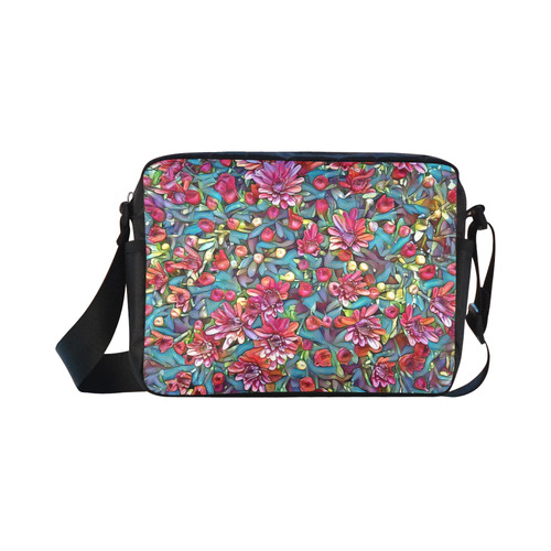 lovely floral 31A Classic Cross-body Nylon Bags (Model 1632)