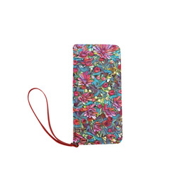 lovely floral 31A Women's Clutch Wallet (Model 1637)