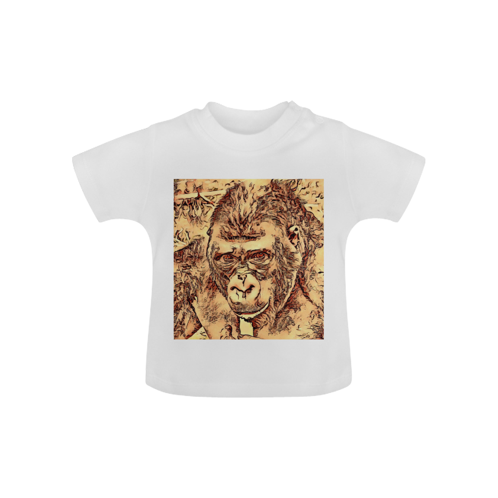 Animal ArtStudio- amazing Gorilla Baby Classic T-Shirt (Model T30)