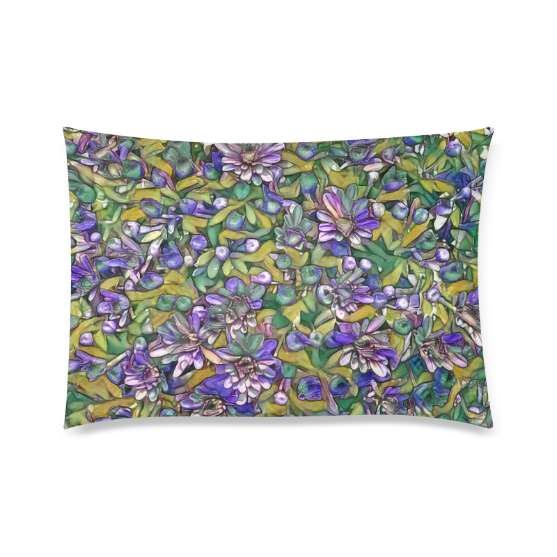 lovely floral 31C Custom Zippered Pillow Case 20"x30" (one side)