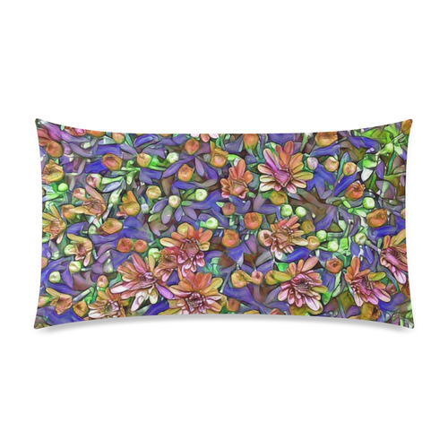 lovely floral 31B Rectangle Pillow Case 20"x36"(Twin Sides)