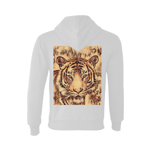 Animal ArtStudio- amazing Tiger Oceanus Hoodie Sweatshirt (NEW) (Model H03)