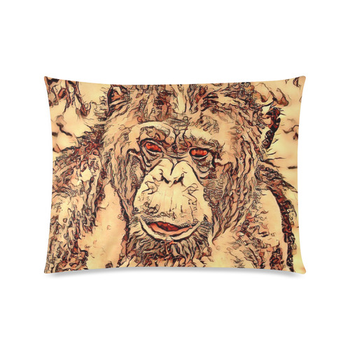 Animal ArtStudio- amazing chimpanzee Custom Picture Pillow Case 20"x26" (one side)
