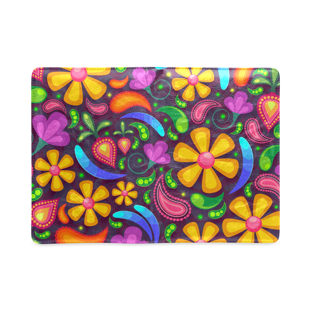 Funny Colorful Flowers Custom NoteBook A5