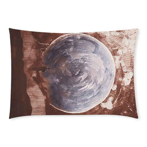 planet pillow Custom Rectangle Pillow Case 20x30 (One Side)