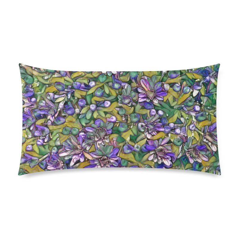 lovely floral 31C Rectangle Pillow Case 20"x36"(Twin Sides)