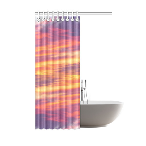 Fire in the sky Shower Curtain 48"x72"