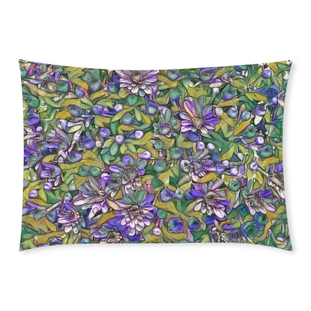 lovely floral 31C Custom Rectangle Pillow Case 20x30 (One Side)