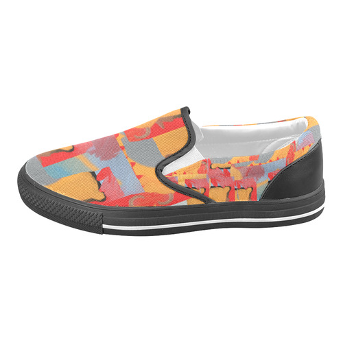 colo Men's Slip-on Canvas Shoes (Model 019)